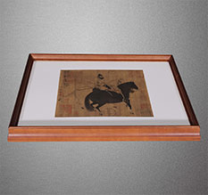 开州书画装裱配框服务案例